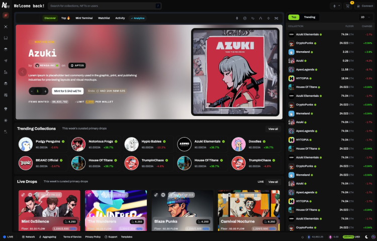 NFT Marketplace Template