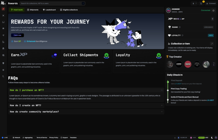 NFT Marketplace Template
